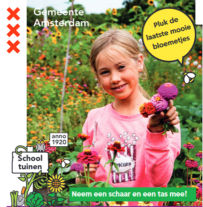 Bloemplukweek in de Wagnerschooltuin