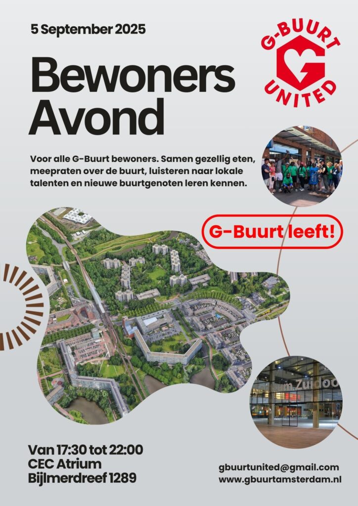 Bewonersavond G-buurt