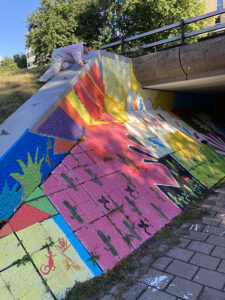 Tunnelwand­schildering met een verhaal