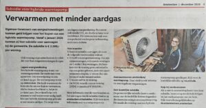Verwarmen met minder gas
