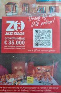 ZO Jazz stage crowdfunding