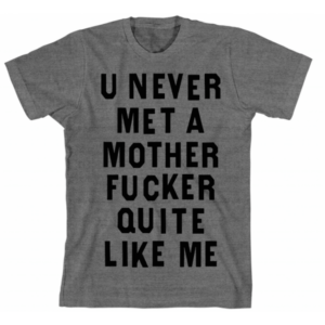 Motherfucker! Hoezo?