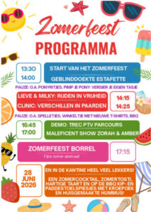 Zomerfeest bij manege Waveren